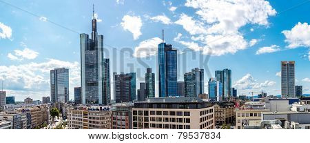 Financial District In Frankfurt