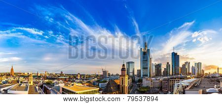 Aerial View Of Frankfurt