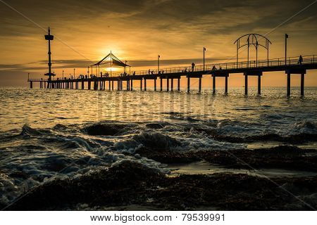 Sunset and beach