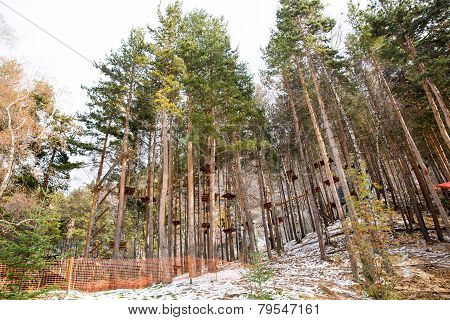Ski Resort Forest Tale Near Town Of Almaty, Kazakhstan