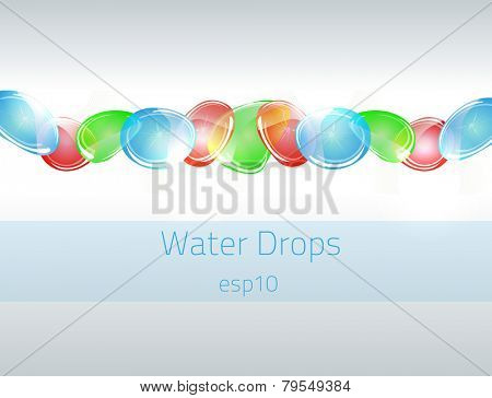 Water drops for your design. Fully vector, enjoy!