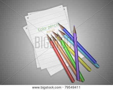 Color pencils for your design. Fully vector, enjoy!