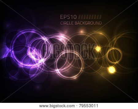 EPS10 vector circle background
