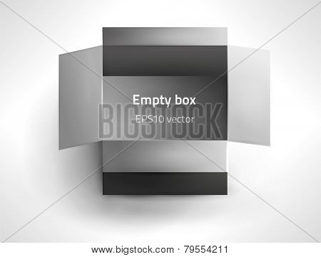 EPS10 vector opened box