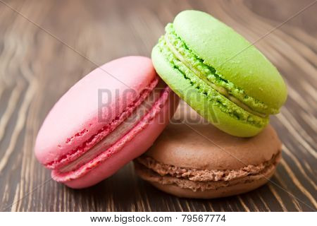 French Macaroons .dessert