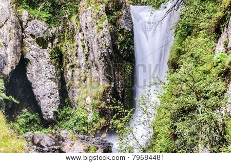 Waterfal Into The Forest