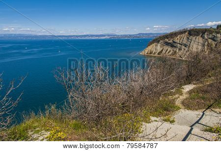 Strunjan cliff, Slovenia