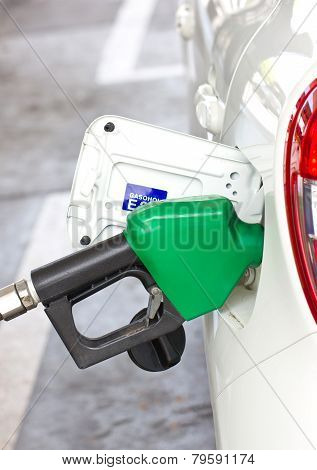 Car With A Gas Pump.