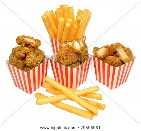Chicken Nuggets And Fries