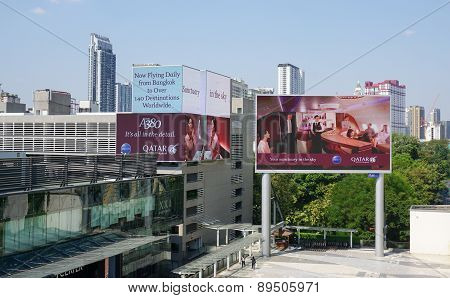 Siam Paragon Mall In The Siam Square Area In Bangkok