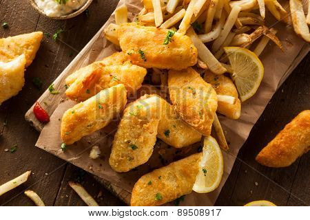 Crispy Fish And Chips