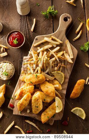 Crispy Fish And Chips
