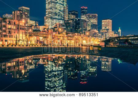 Seattle Skyline Reflections
