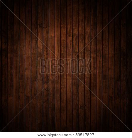 dark wood panels.