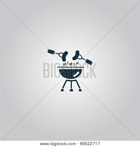 Grill Or Barbecue Icon