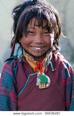Tibetan Girl, Nepal