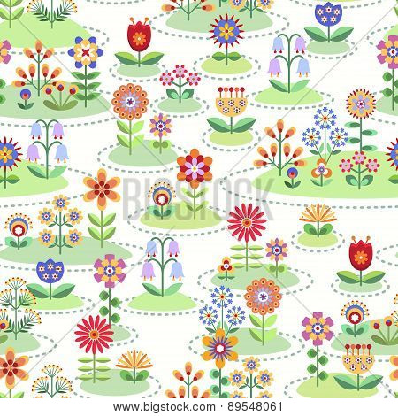 Seamless Floral Background