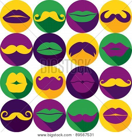 Carnival seamless pattern