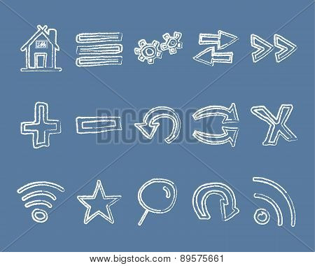 Doodle Web Elements Set
