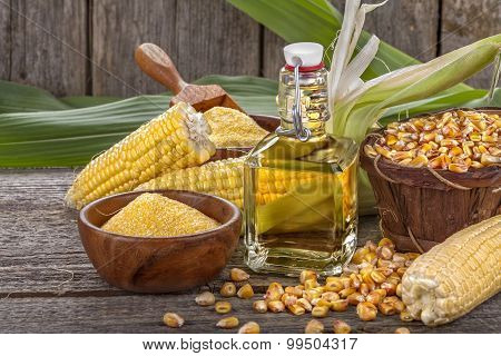 corn with grits polenta and corn oil