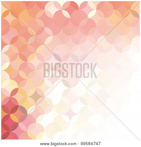 Vector Abstract Background Of Colored Circles