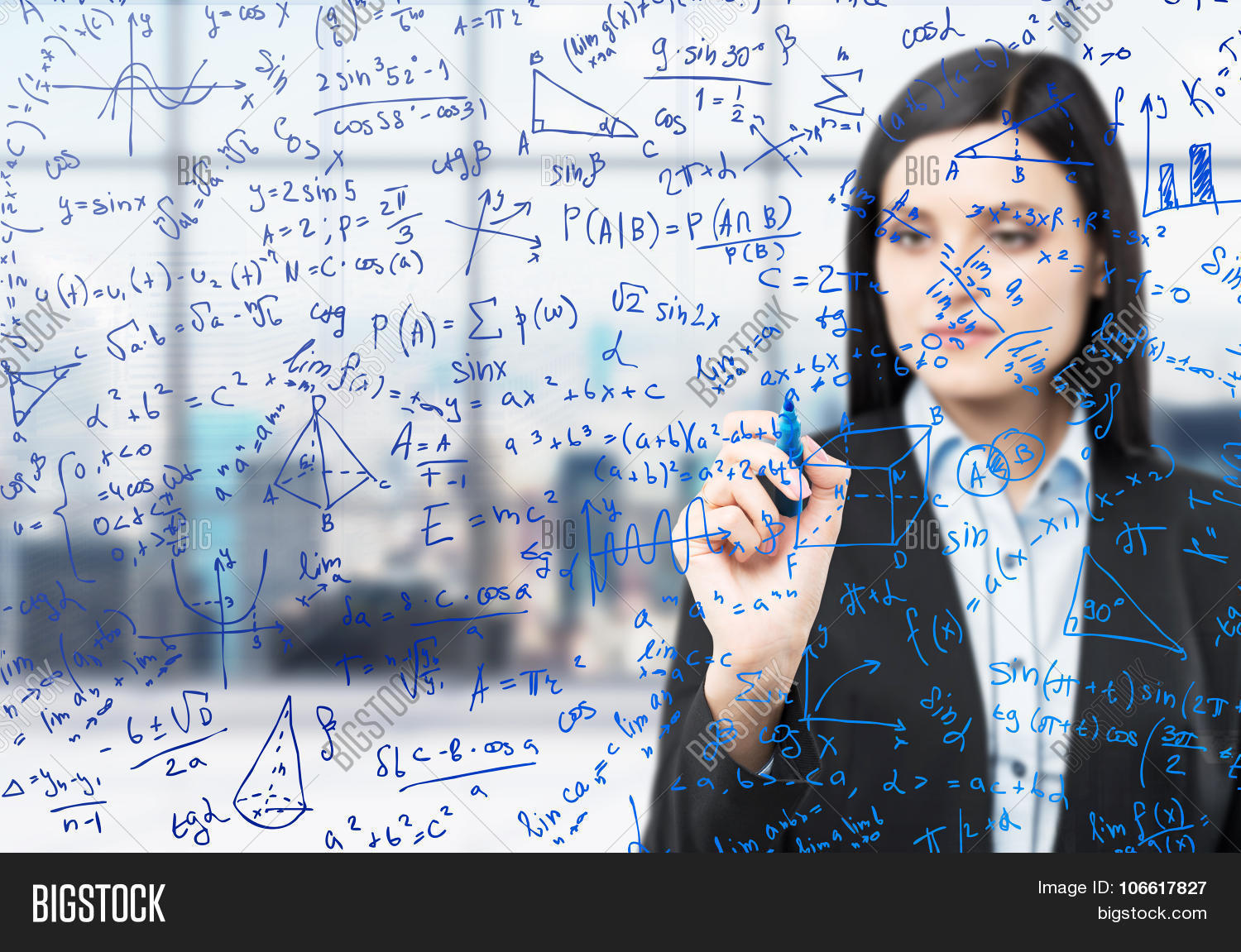 Brunette Woman Writing Image & Photo (Free Trial) | Bigstock