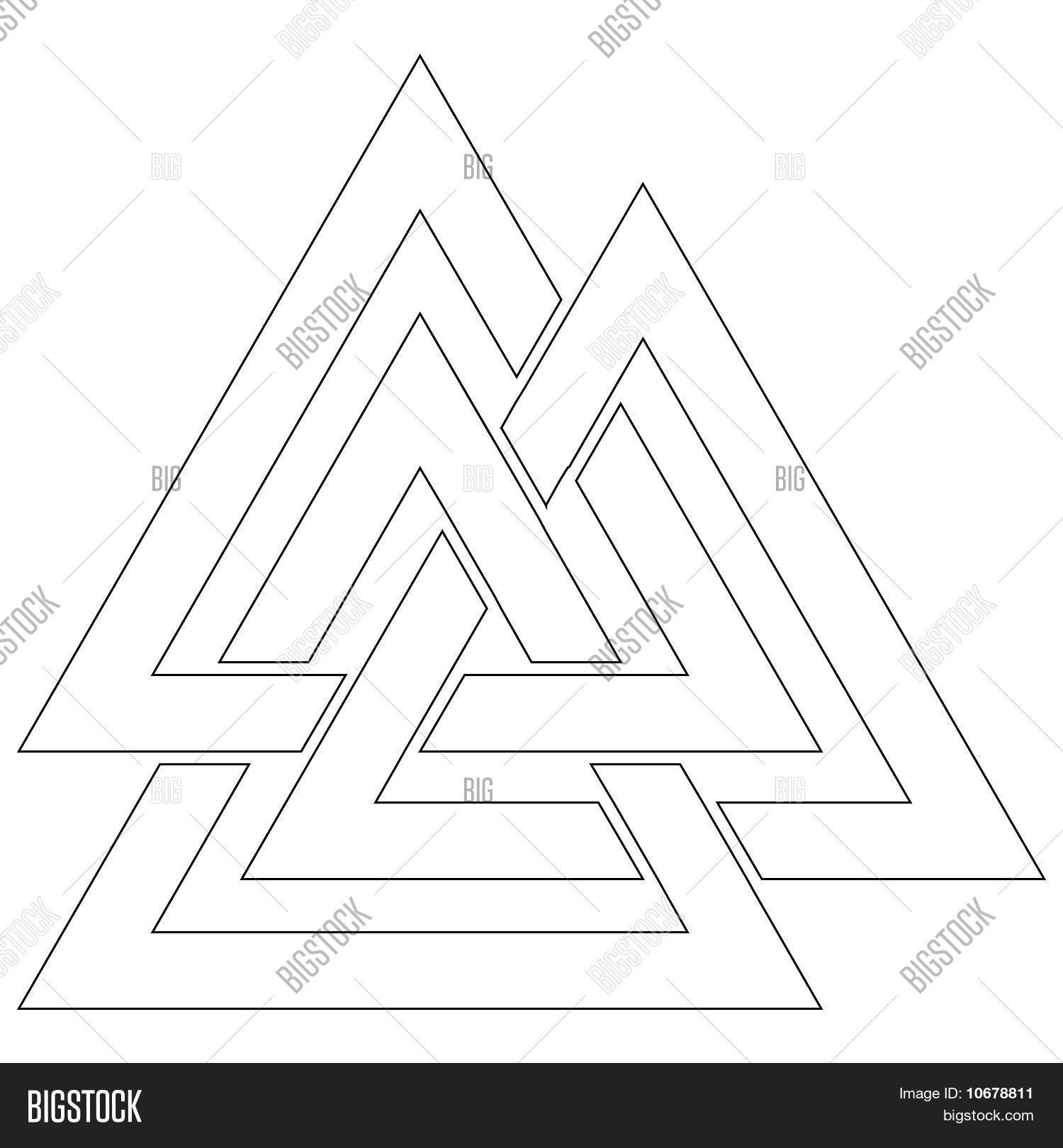 Valknut Vector & Photo (Free Trial) Bigstock