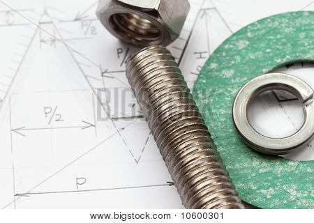 Design af Bolt og møtrik
