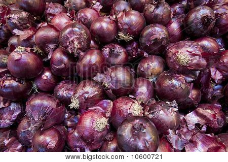 Rote Zwiebeln