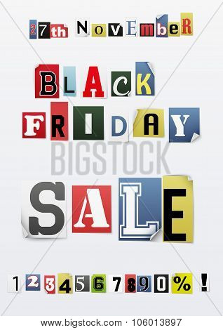 Background of Black friday sale