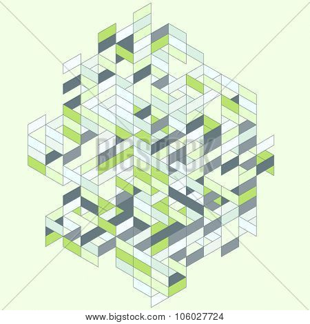 Abstract Vector Illustration. Can Be Used For Design And Presentation.