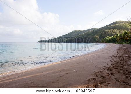 Beach of Grande Anse, Deshaies, Guadeloupe