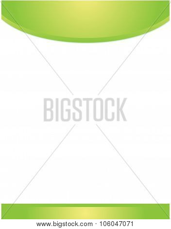 Corporate Green Border Background
