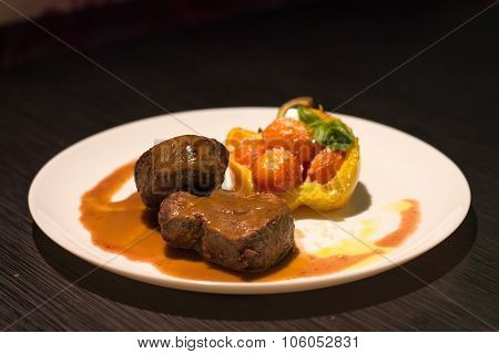 meat on a plate