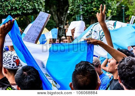 Political Protests, Antigua, Guatemala