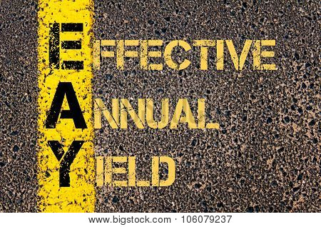 Business Acronym Eay As Effective Annual Yield