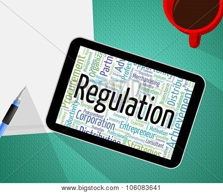 Regulation Word Means Edict Rule And Law