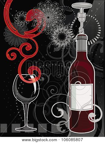Wine background