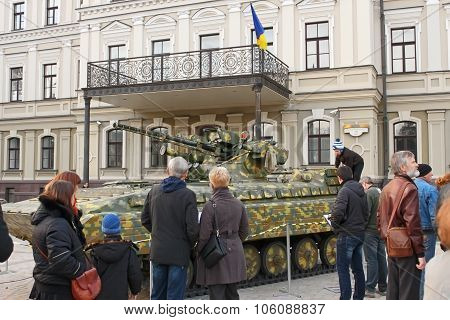 Exhibition Of Military Equipment In Kyiv, Ukraine