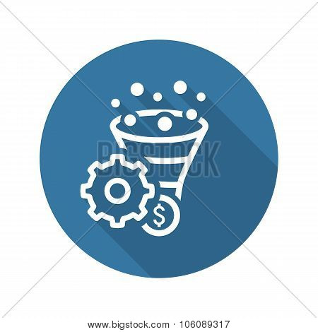 Conversion Rate Optimisation Icon.