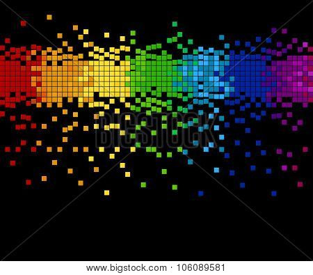 pixel mosaic - vector
