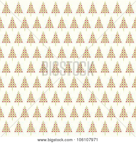 abstract shape chrismtas tree pattern design