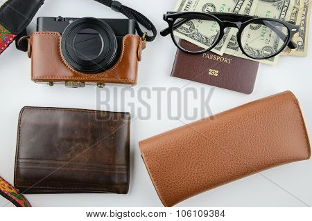 Traveler Stuffs Brown Leather Tone