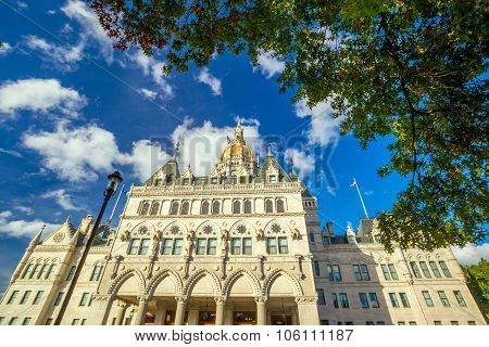 Connecticut State Capitol In Hartford, Connecticut