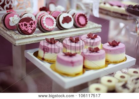 A Candy Buffet With A Wide Variety Of Candies