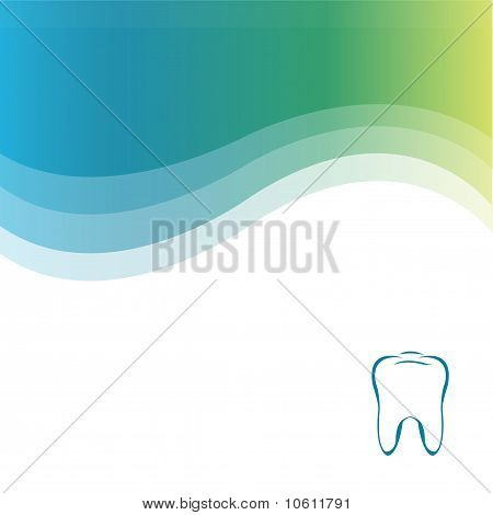 Dentystycznych tło zielony