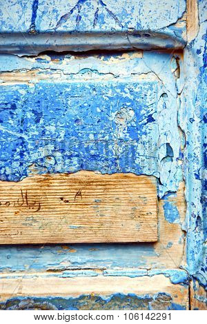 Dirty   Paint In The Blue Wood  Rusty Nail