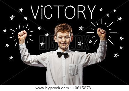 Victory Red-haired Boy