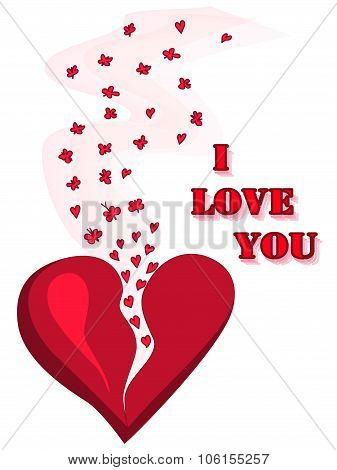 Abstract hearts.