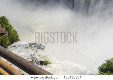 Devil Throat Iguazu Falls At Argentinian Border